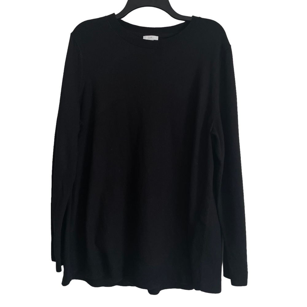 J.Jill Women’s black sweater size XL 55%Cotton 25%Rayon 20%Nylon